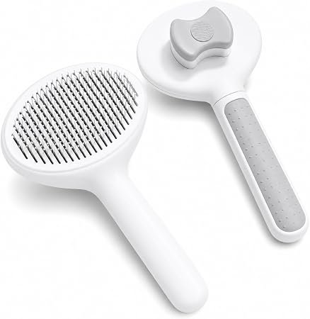 Melhor escova removedora de pelos com botão click para cães e gatos